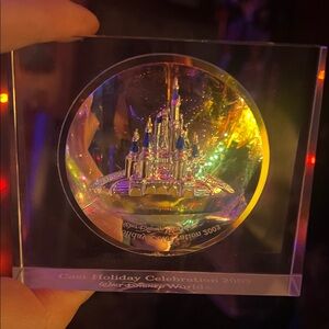 Collectible Magic Kingdom paper weight. 2003 limited piece.